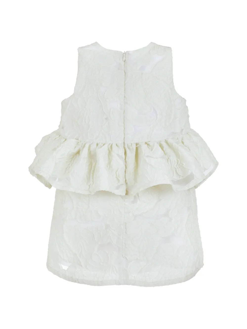  Hucklebones London Bow-detail Peplum Dress - Neutrals 