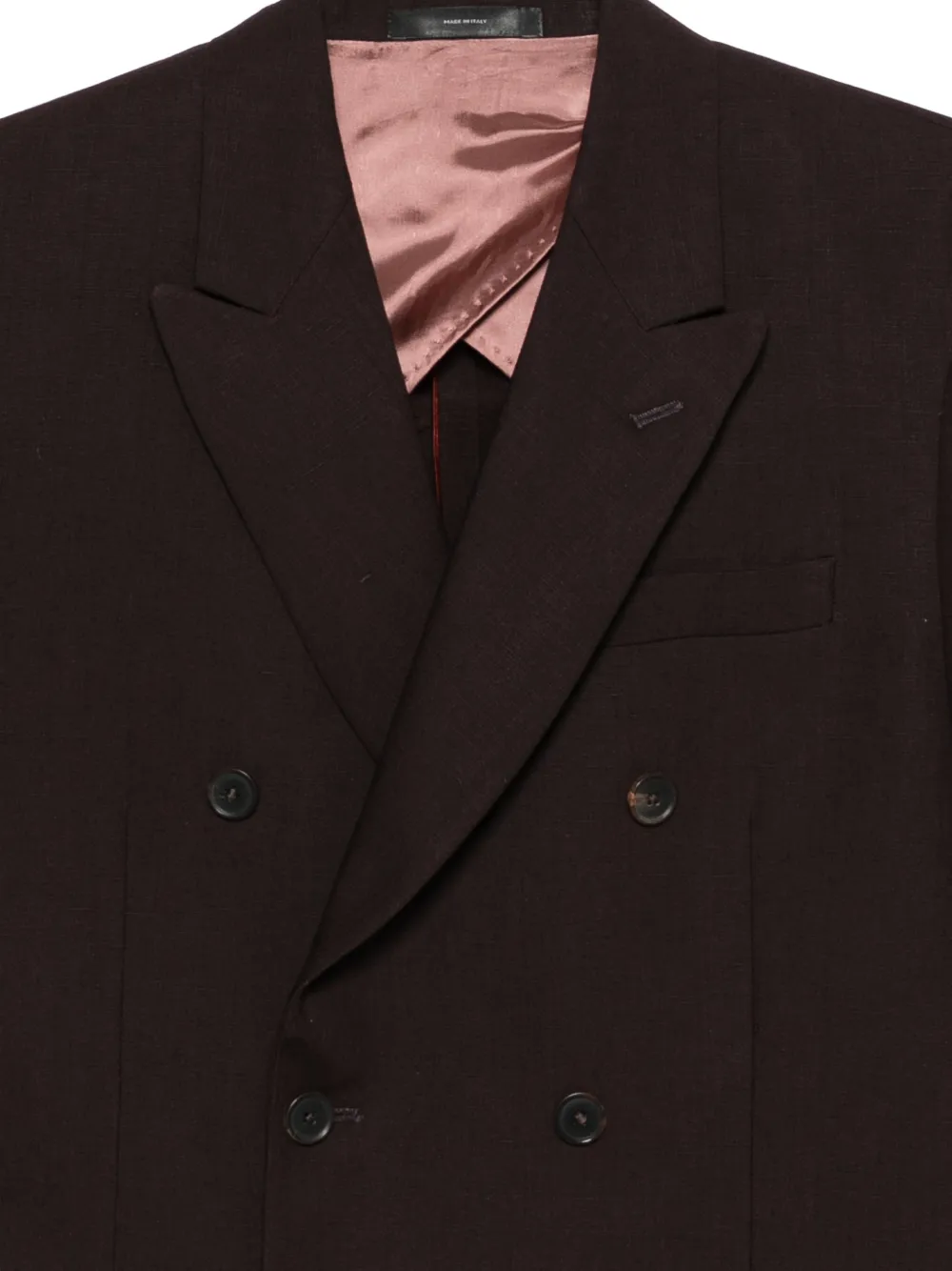  Paul Smith Double-breasted Blazer - Brown 