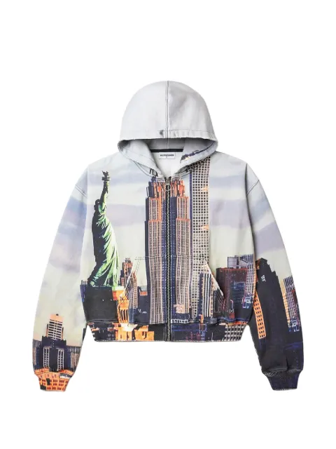 Vale skyline zip hoodie