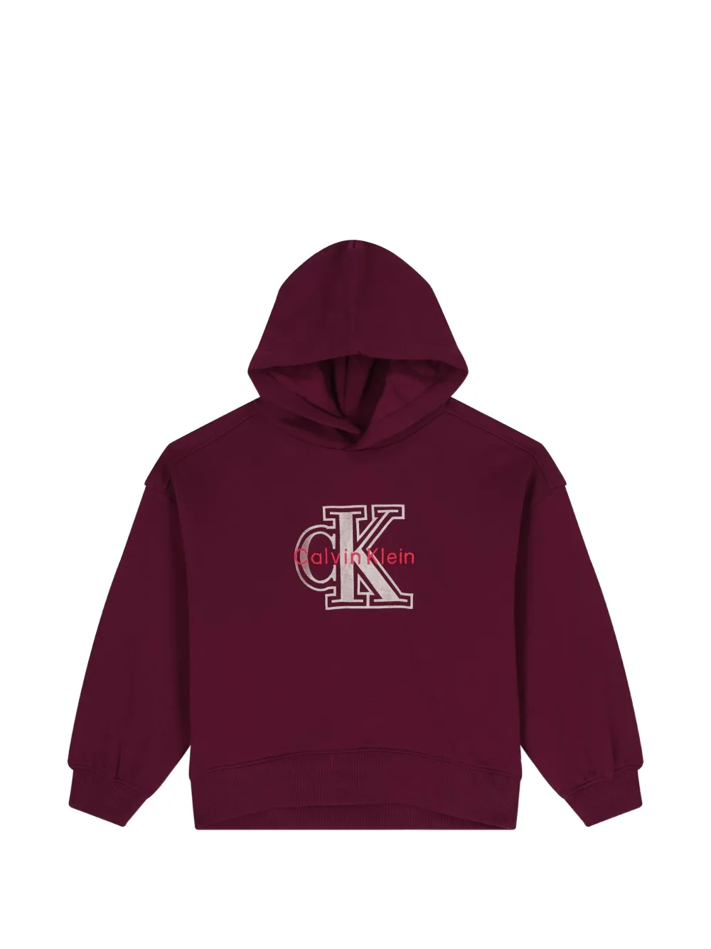 Calvin Klein Kids Felpa con cappuccio - Rosso