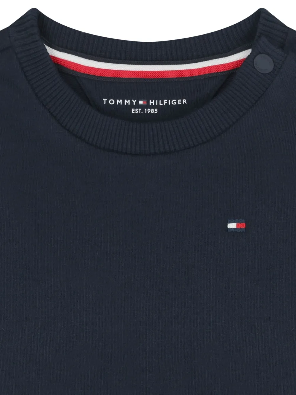  Tommy Hilfiger Junior Buttoned Logo Sweater - Blue 