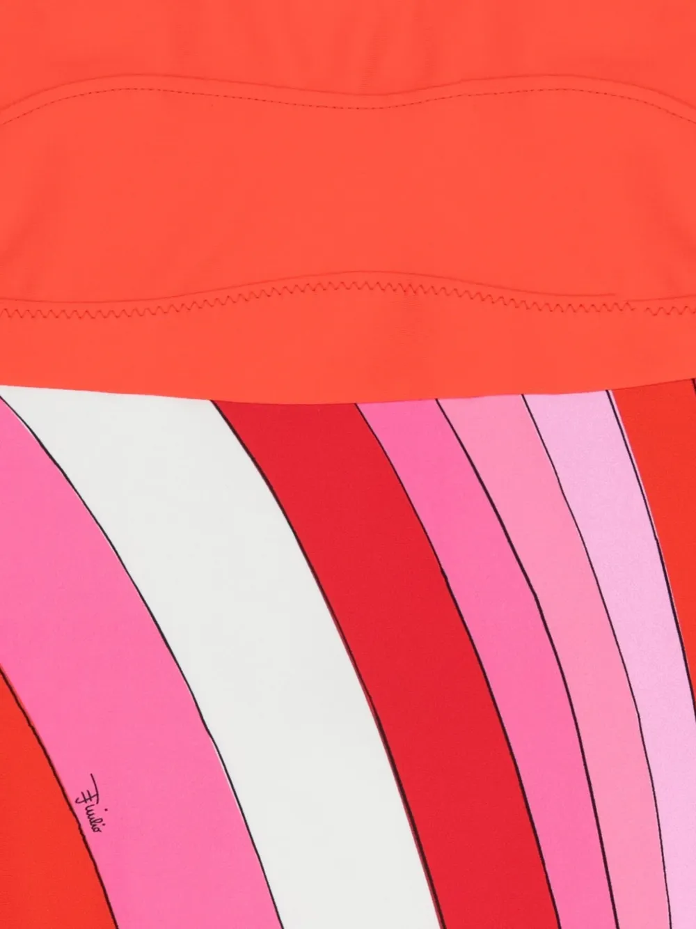 PUCCI Junior Badpak met open rug Oranje