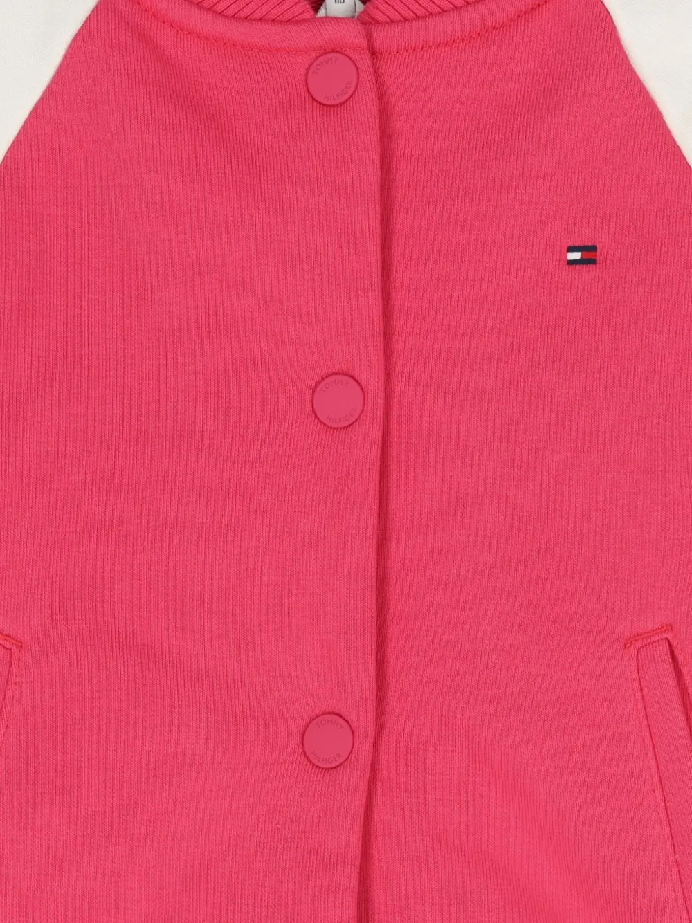 Tommy Hilfiger Junior Bomberjack met knopen Roze