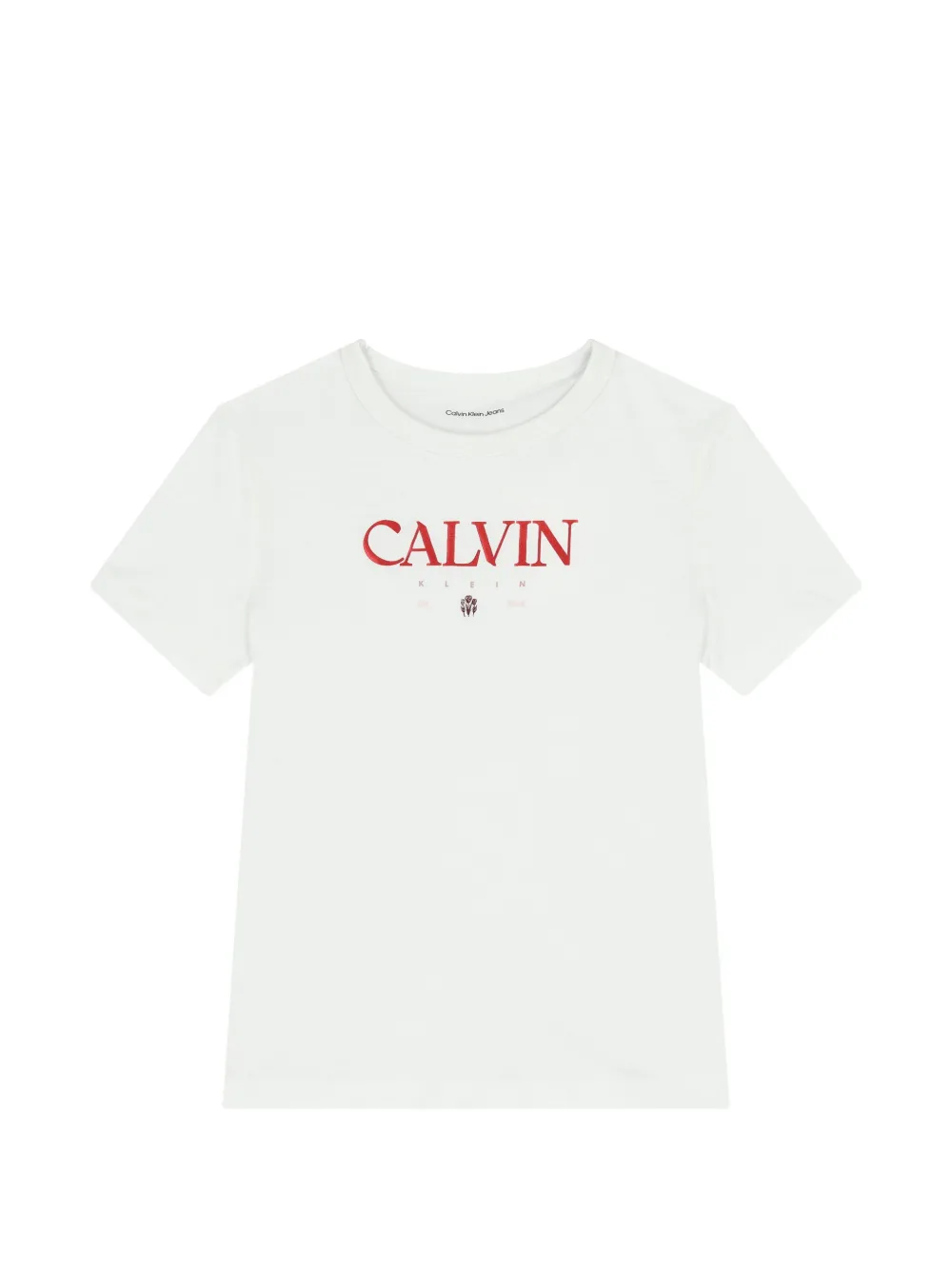 Calvin Klein Kids short-sleeve T-shirt - Bianco