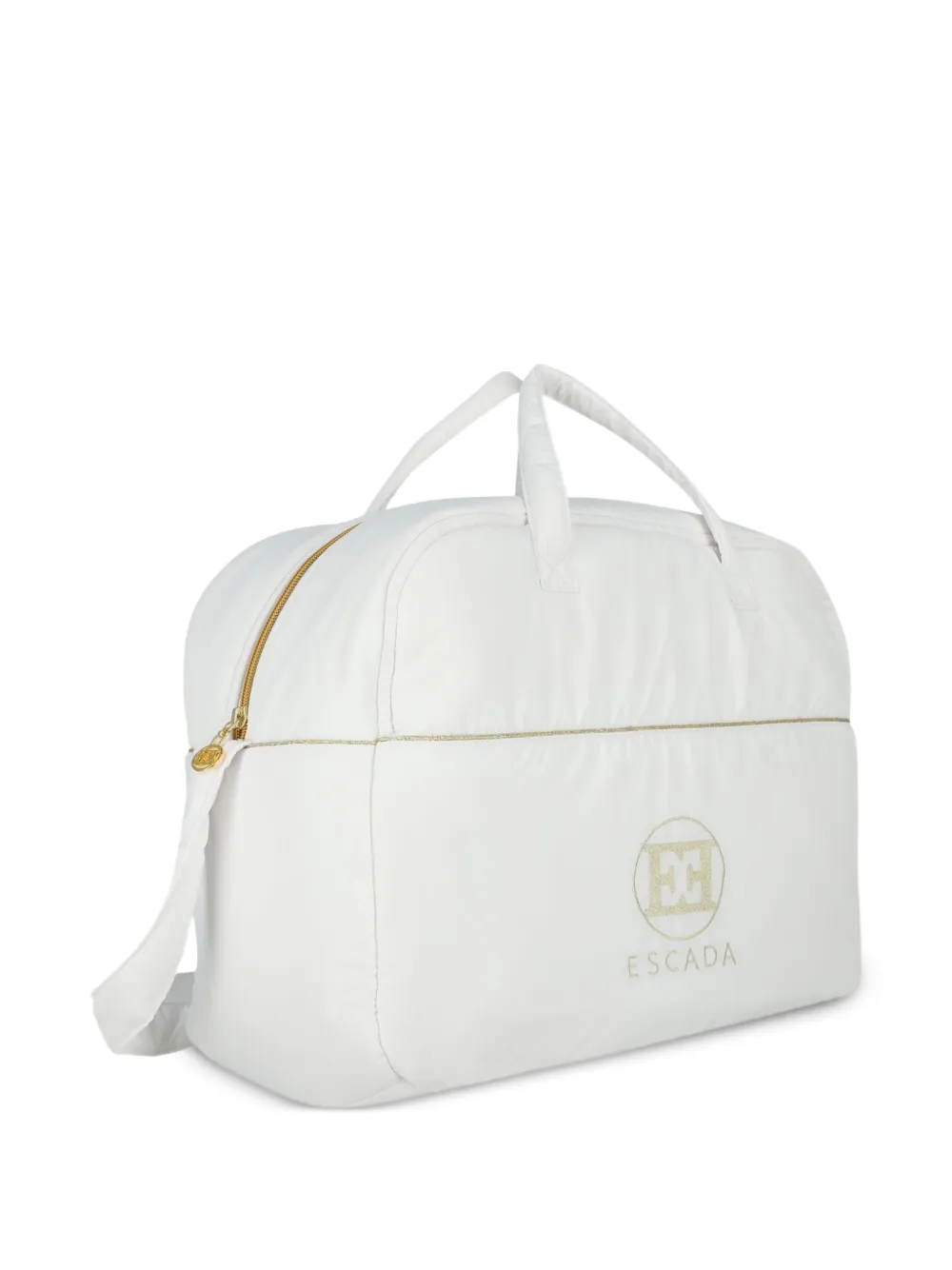  Escada Kids Sac à Langer à Détail De Logo - Blanc 