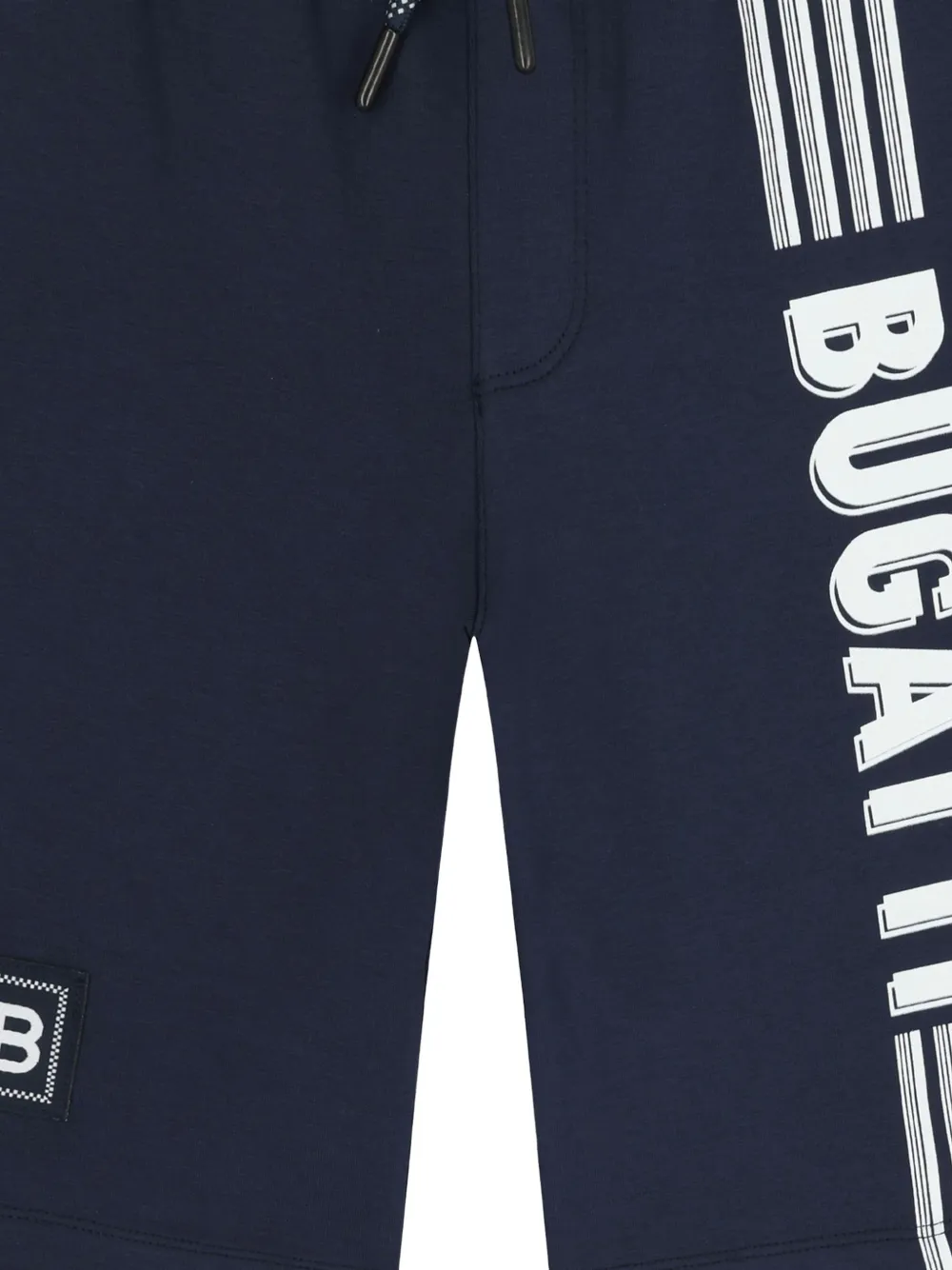  Bugatti Kids Bermudas Con Cordones Y Logo - Azul 