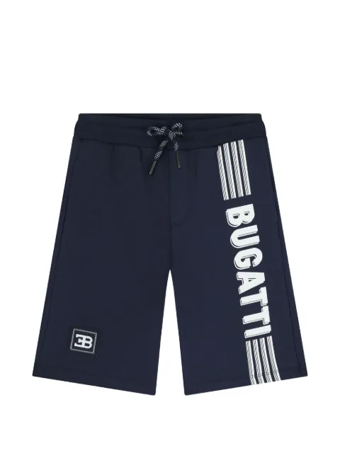 Bugatti Kids bermudas con cordones en la pretina y logo