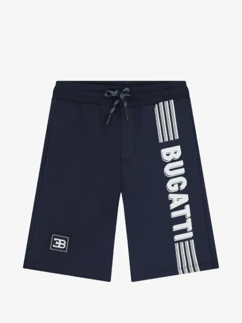 Bugatti Kids drawstring-waist logo shorts