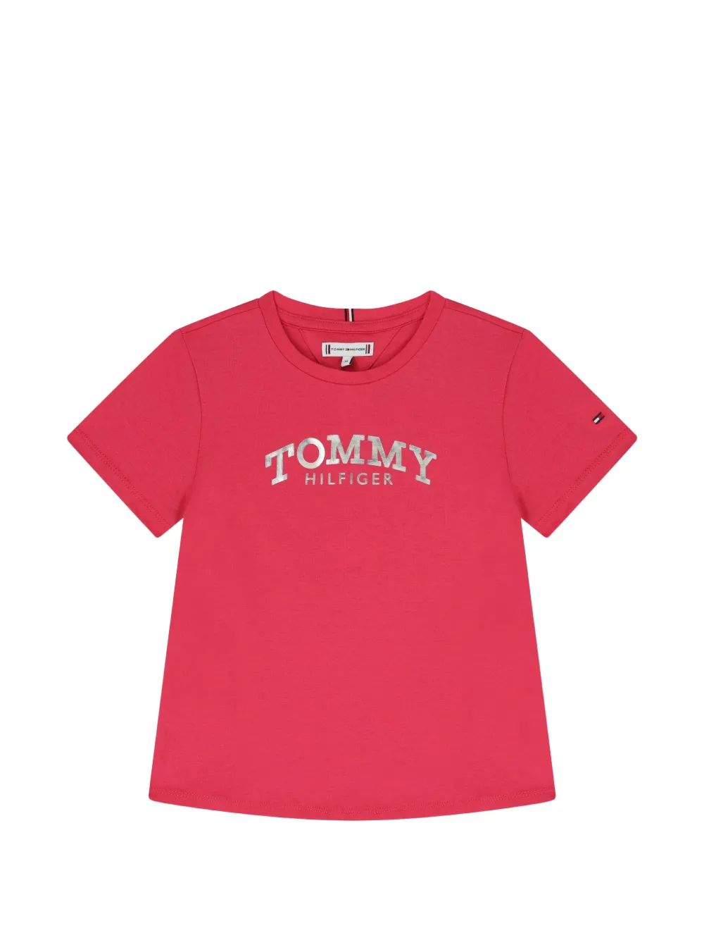 Tommy Hilfiger Junior T-shirt con logo - Rosa