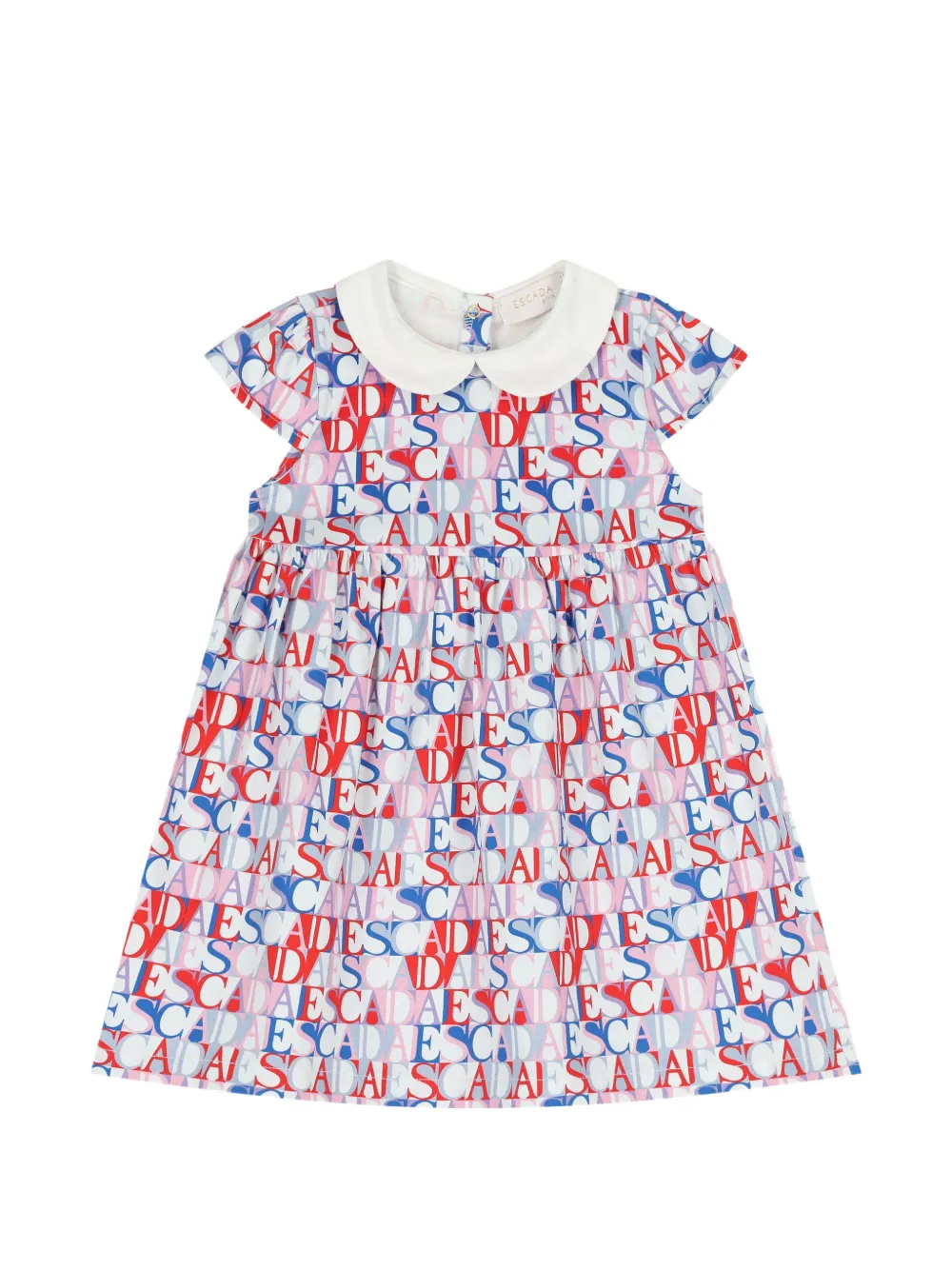 Escada Kids patterned dress - White