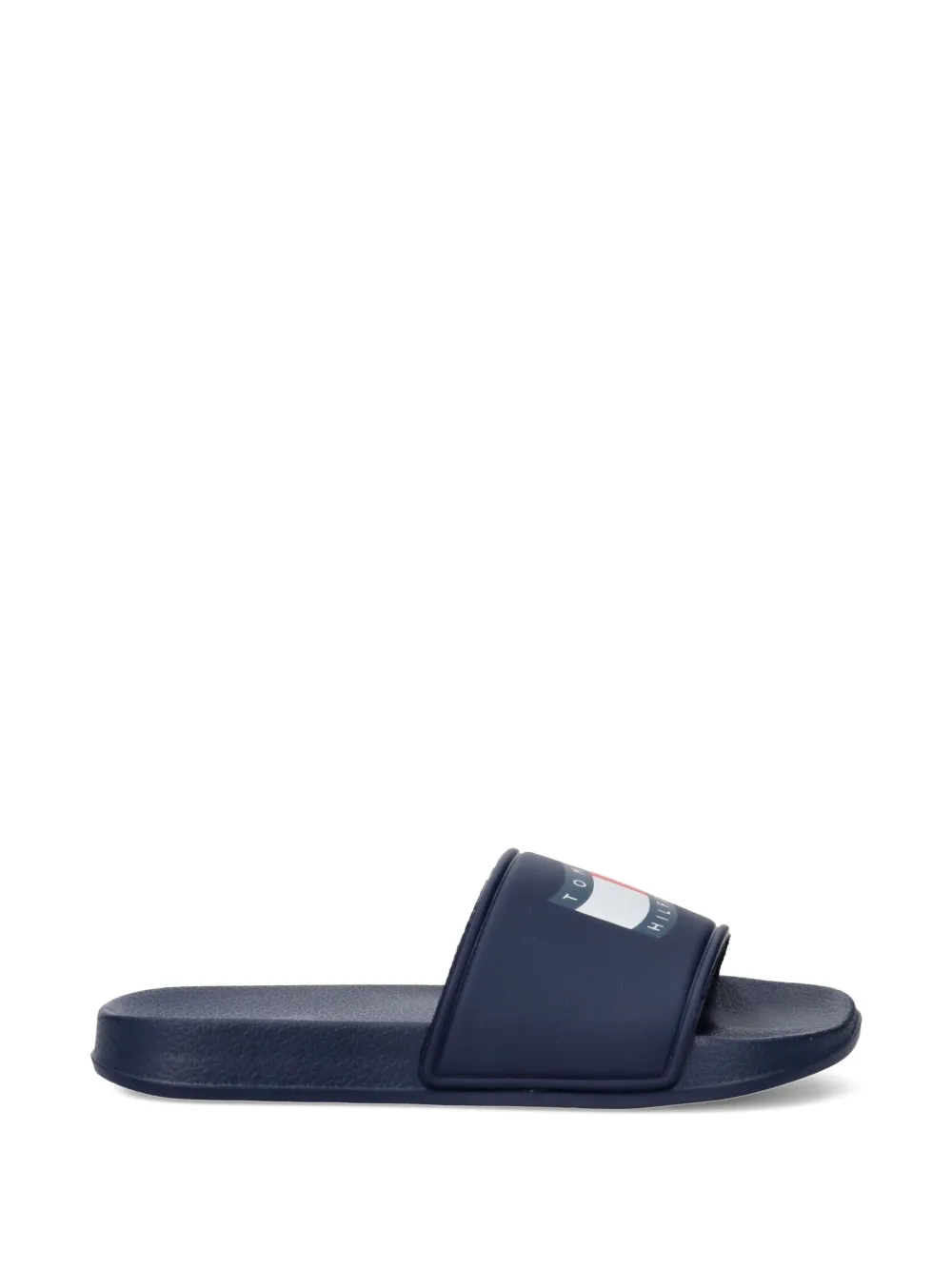 Tommy Hilfiger Junior Slippers met logodetail Blauw