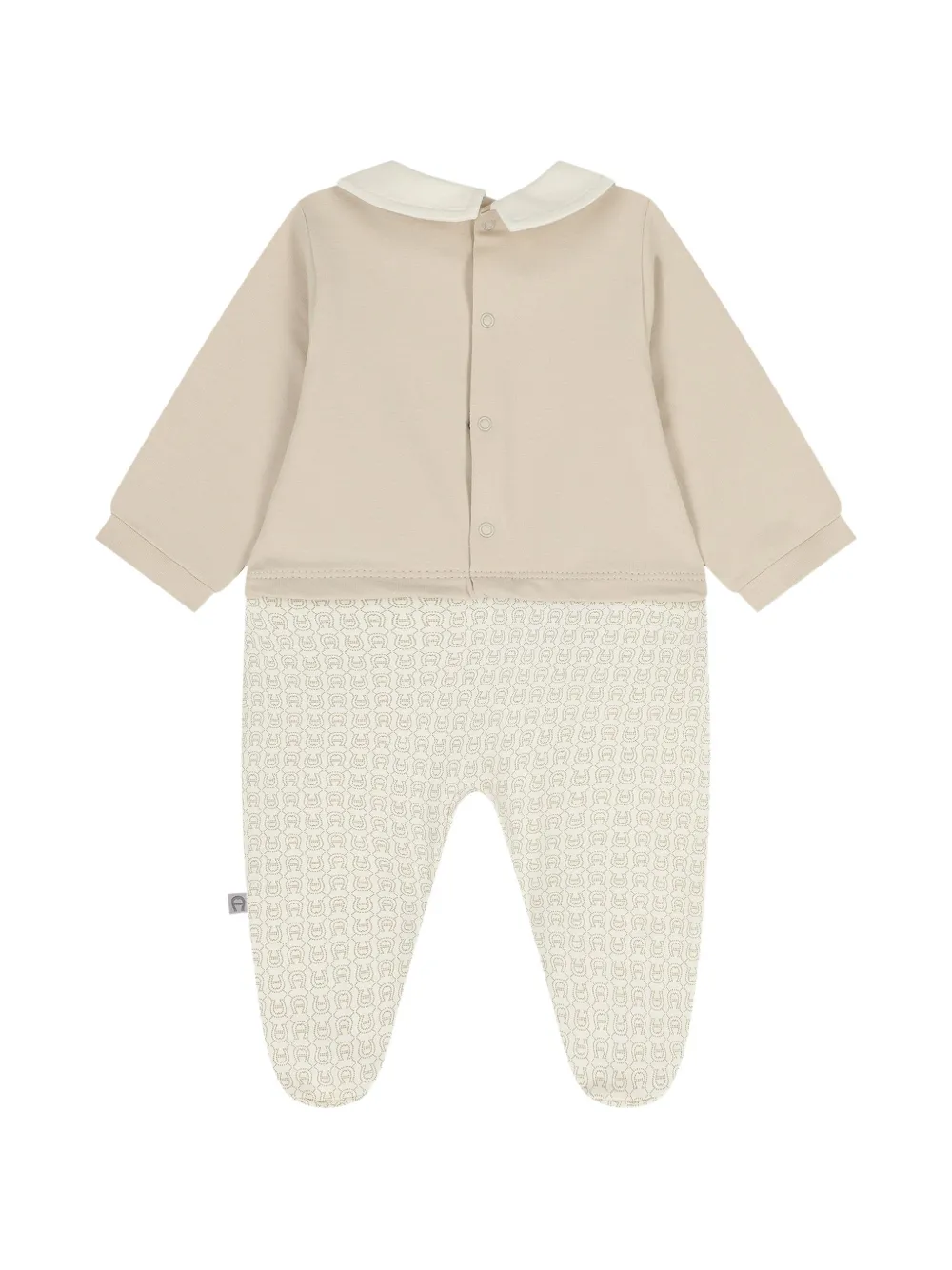 Aigner Kids Romper met patroon Beige
