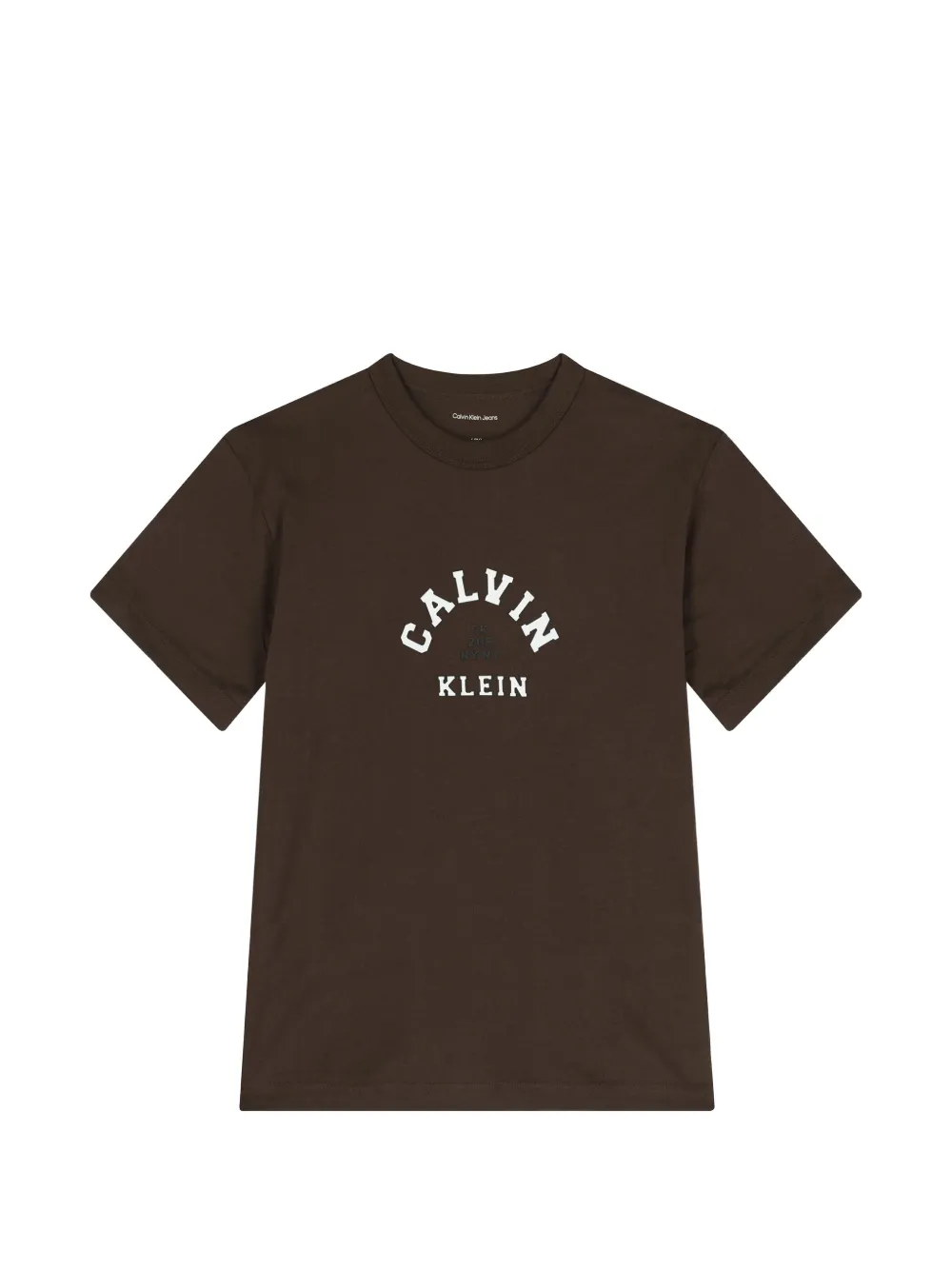 Calvin Klein Kids logo-print T-shirt - Marrone