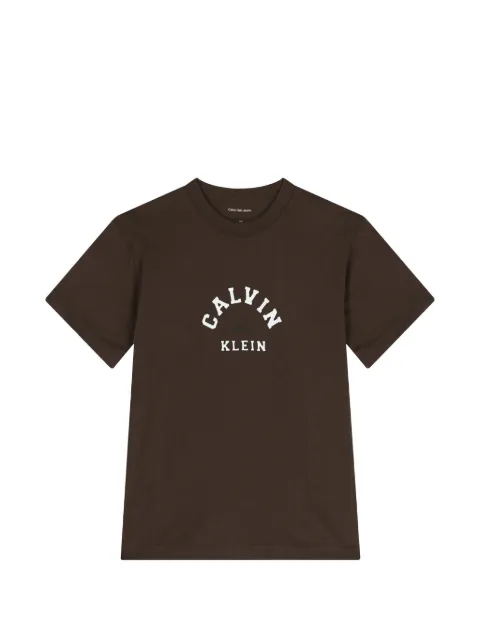 Calvin Klein Kids playera con logo estampado