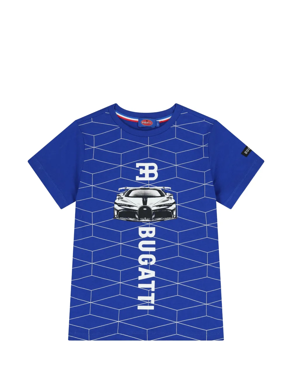 Bugatti Kids T-Shirt mit Auto-Print - Blau