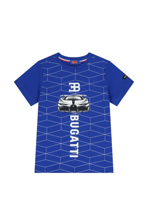 Bugatti Kids car-print T-shirt