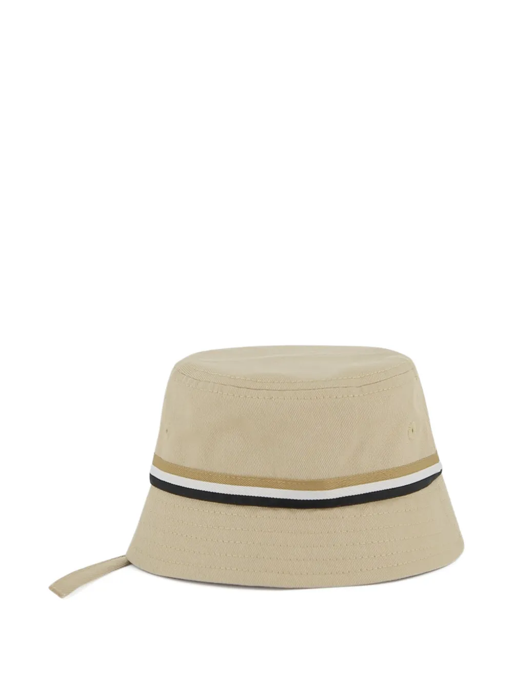  Boss Kidswear Striped Bucket Hat - Neutrals 