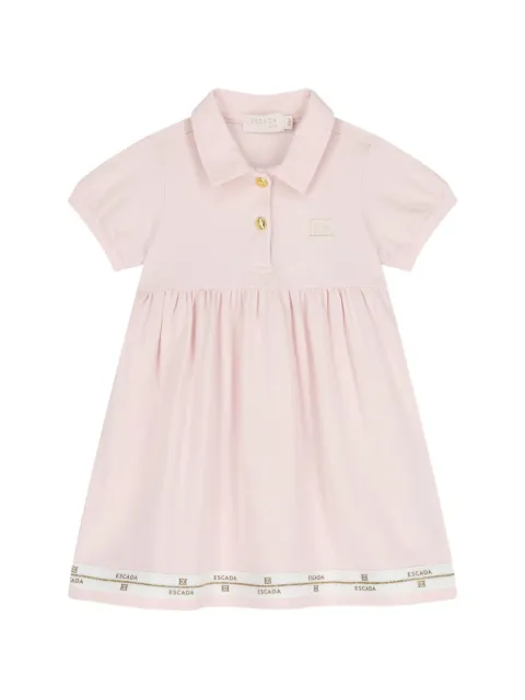 Escada Kids logo-detail dress