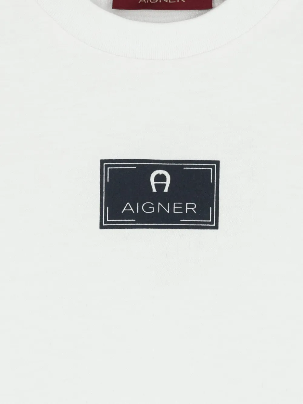 Aigner Kids T-shirt met logo Wit