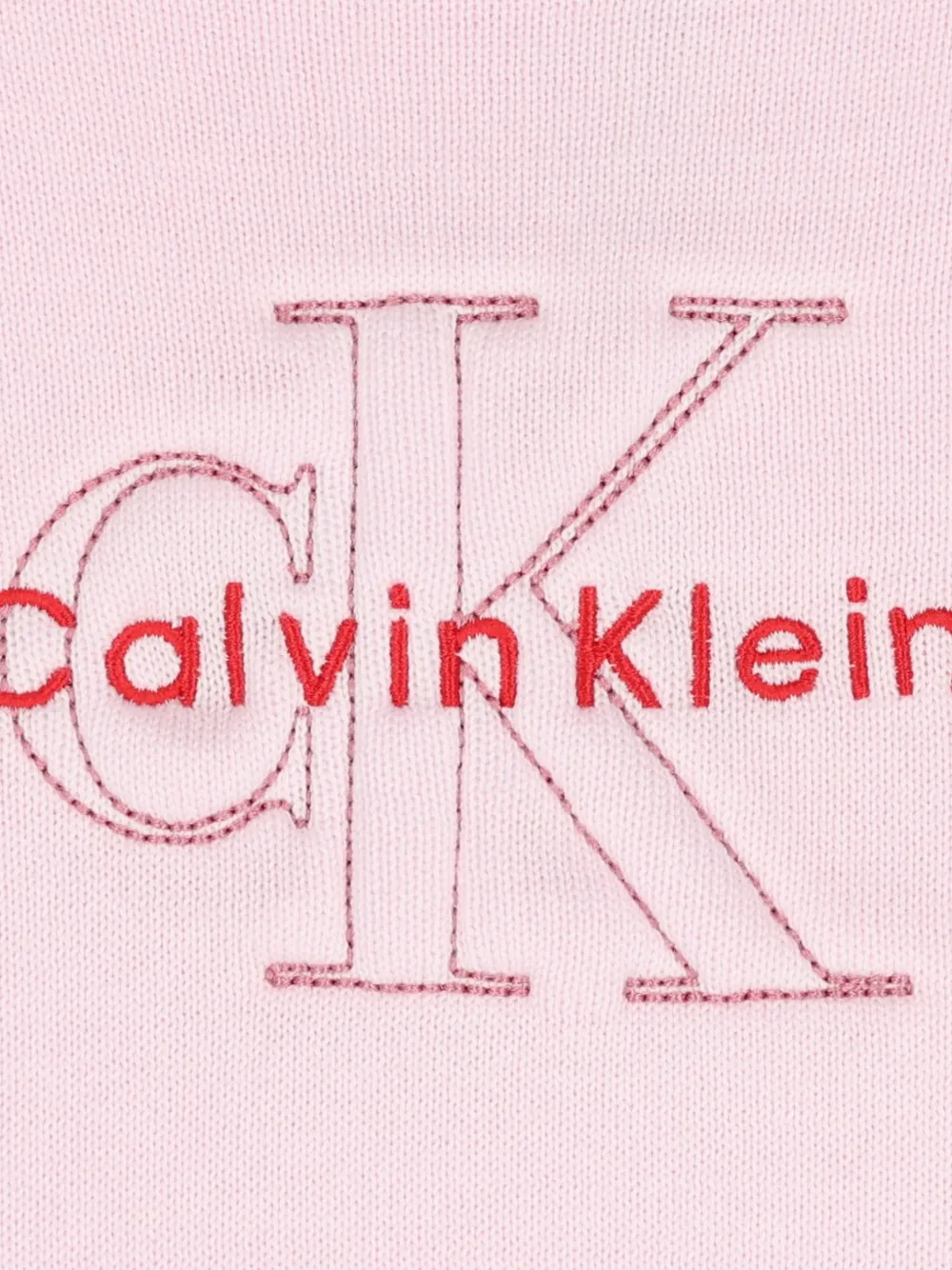 Calvin Klein Kids Trui met geborduurd logo Roze