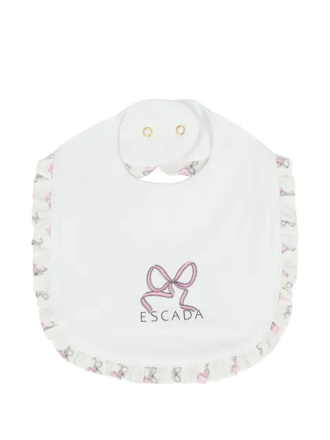 Escada Kids ruffled bib