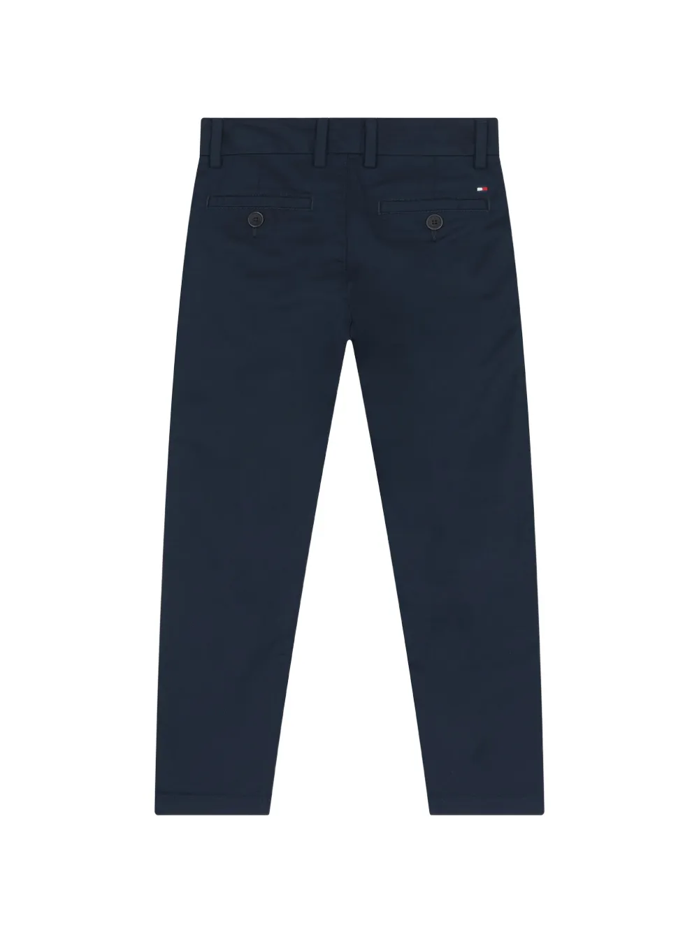 Tommy Hilfiger Junior Chino met logodetail Blauw