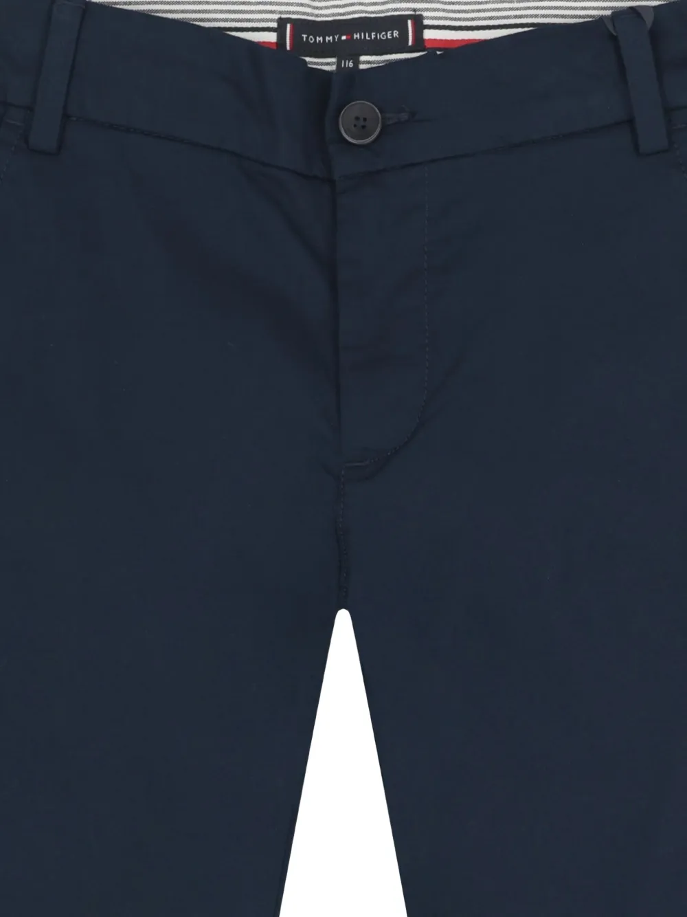 Tommy Hilfiger Junior Chino met logodetail Blauw