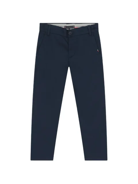 Tommy Hilfiger Junior logo-detail chino trousers