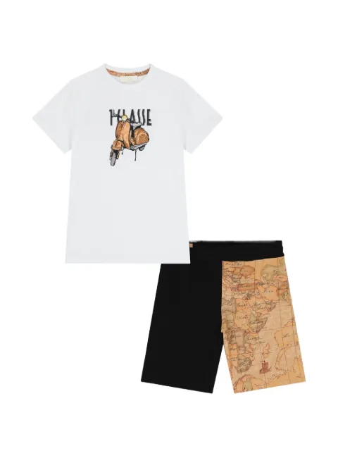Alviero Martini Kids set de shorts estampados