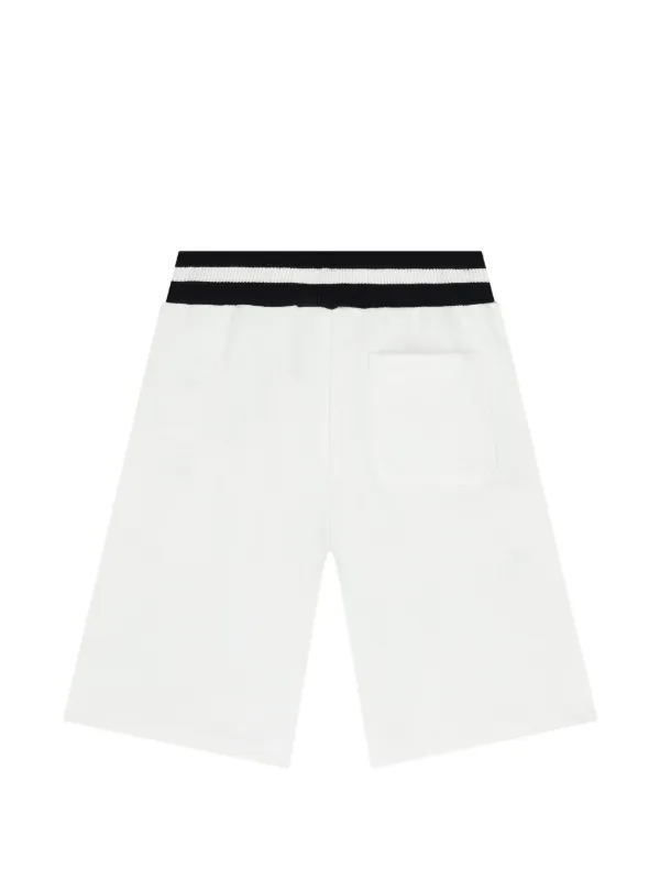 Balmain Kids ストライプ ショートパンツ | ホワイト | FARFETCH JP