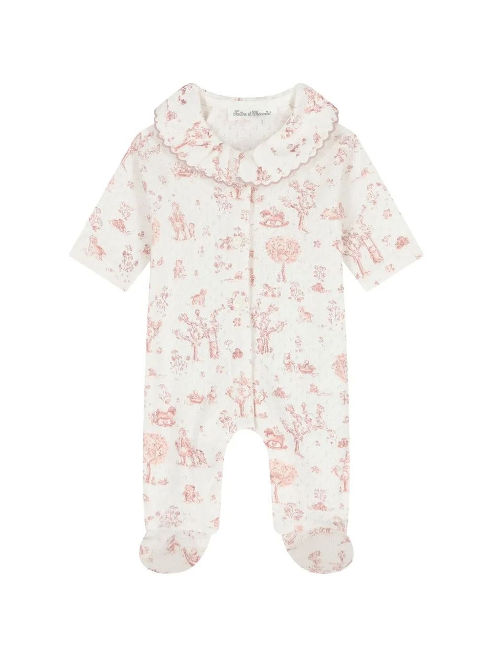 Tartine Et Chocolat Pigiama con stampa - Bianco