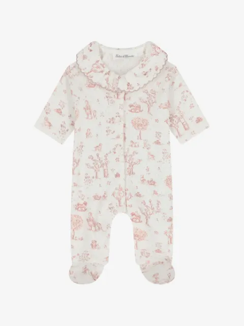 Tartine Et Chocolat ruffled printed pajamas