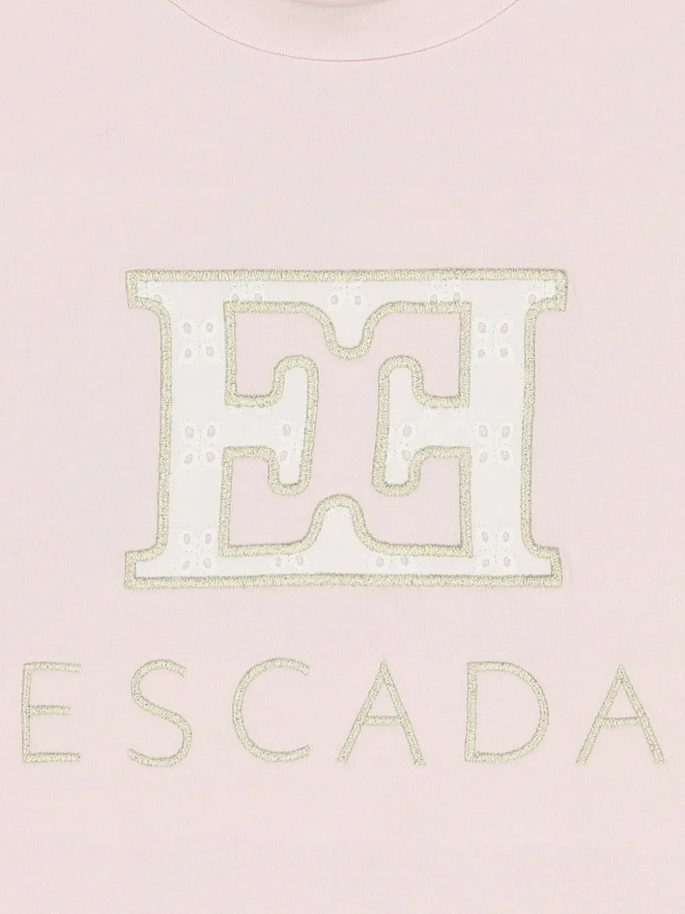 Escada Kids Jurk met geborduurd logo Roze