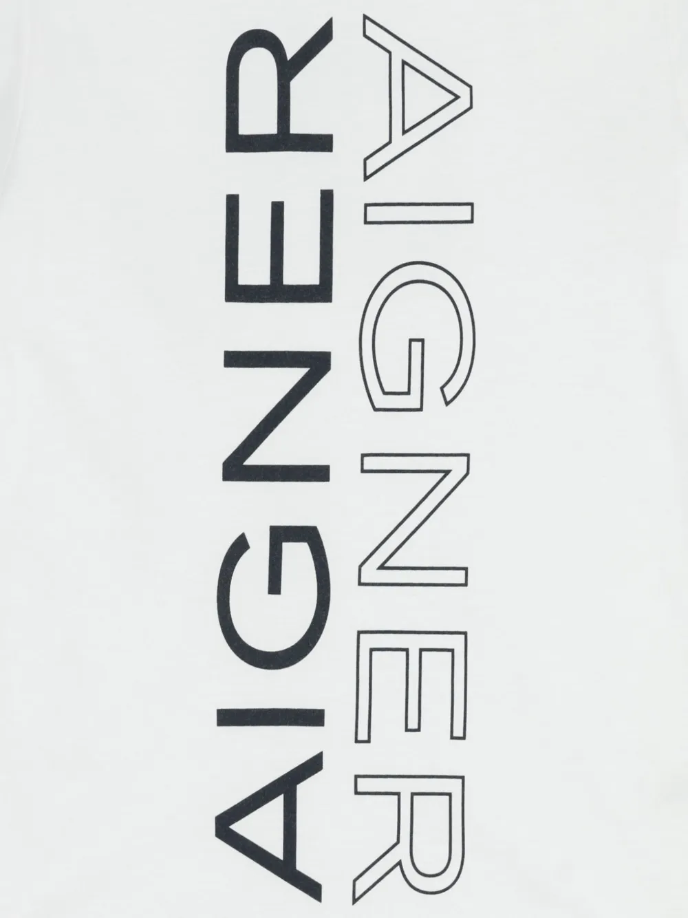 Aigner Kids T-shirt met logo Wit