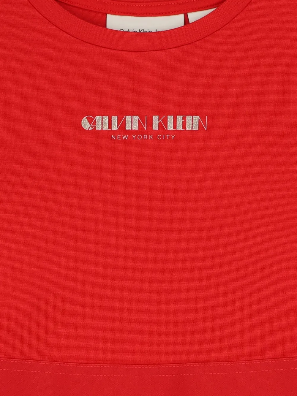 Calvin Klein Kids Jurk met logo Rood