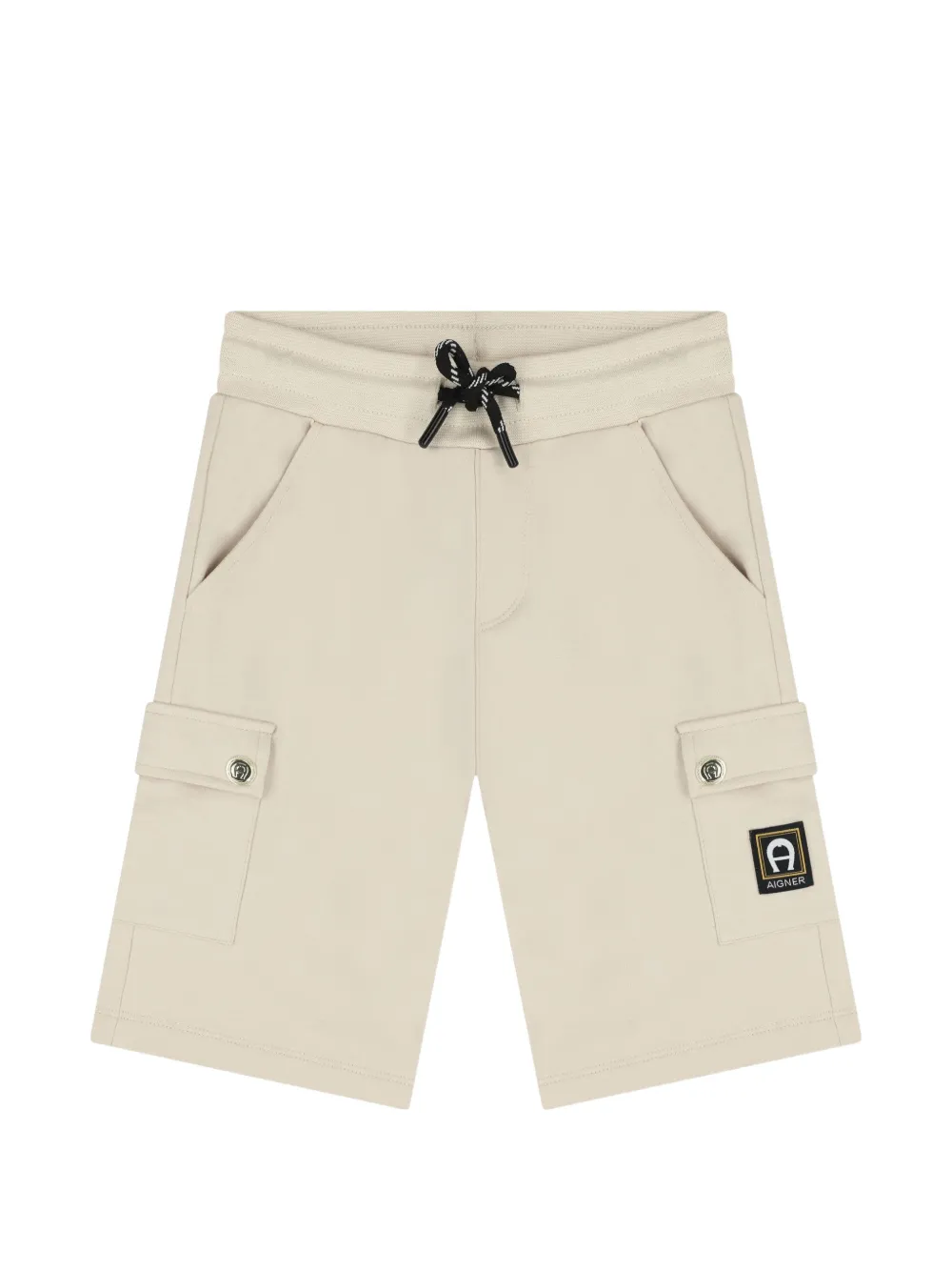 Aigner Kids cargo drawstring shorts - Toni neutri