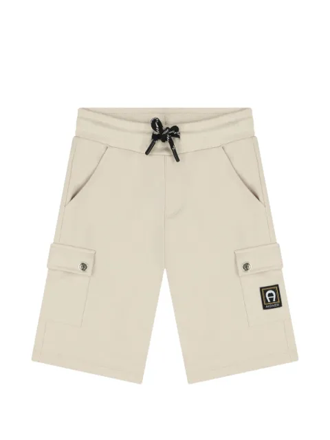 Aigner Kids cargo drawstring shorts