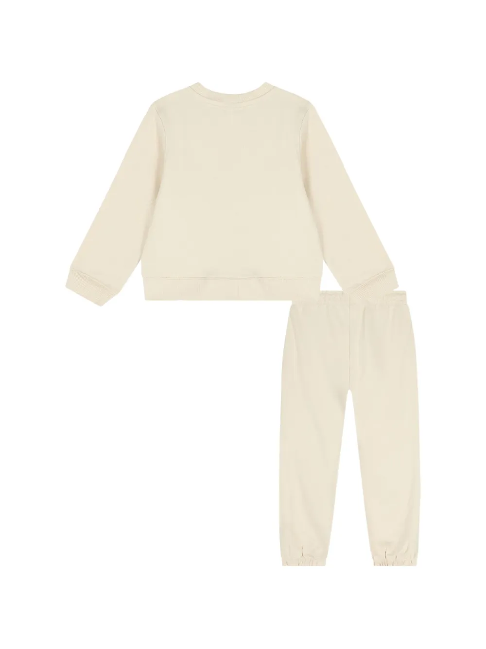 Calvin Klein Kids Trainingspak met logostreep Beige