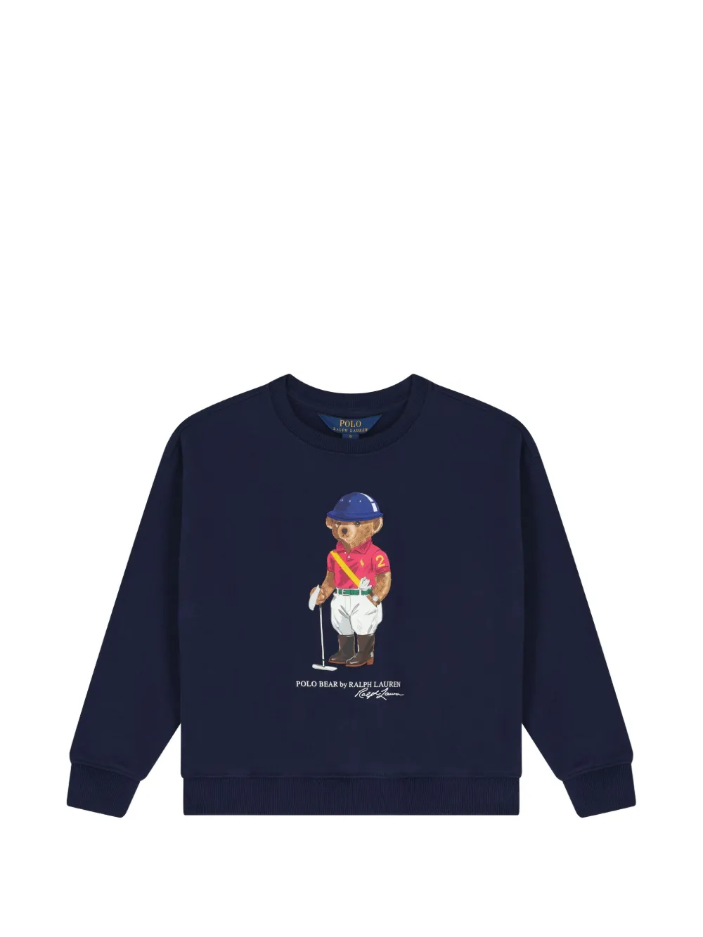 POLO RALPH LAUREN KIDS bear graphic sweatshirt - Blu