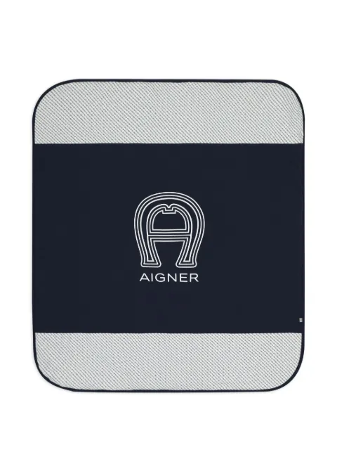 Aigner Kids logo-print blanket