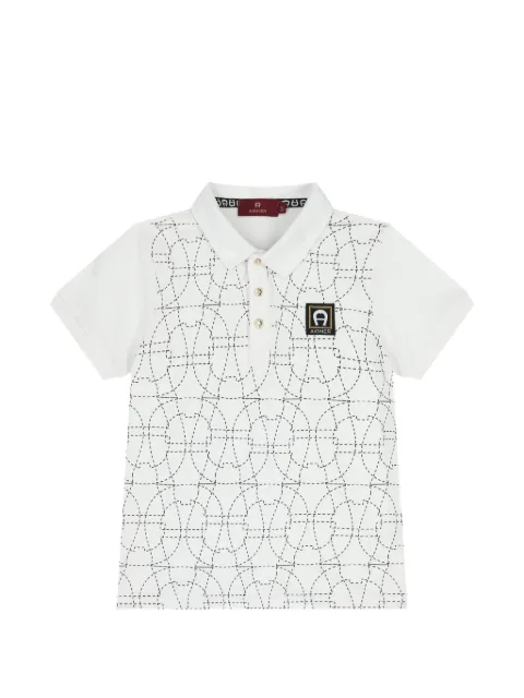 Aigner Kids Poloshirt mit grafischem Print