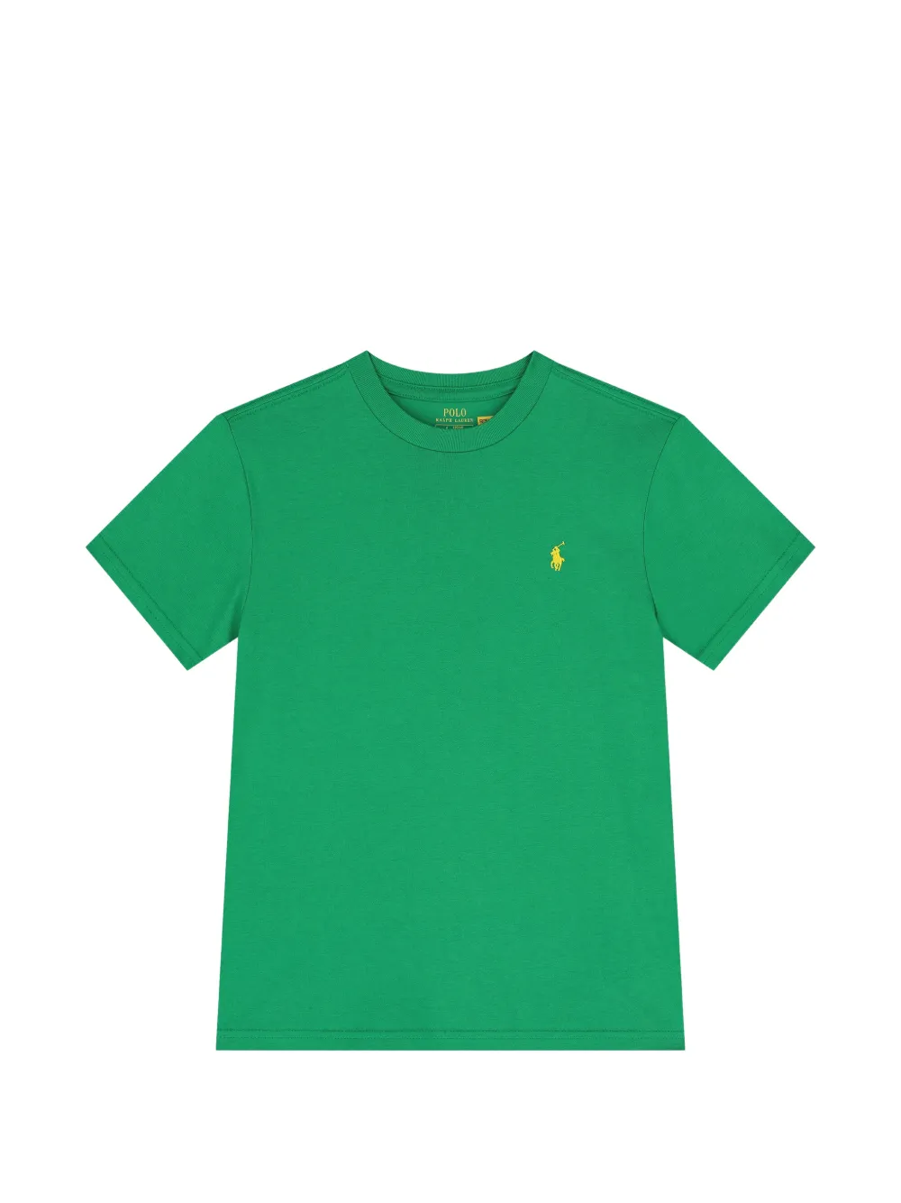 POLO RALPH LAUREN KIDS crew-neck short-sleeve T-shirt - Verde