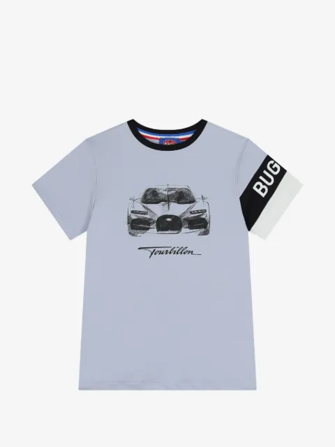 Bugatti Kids car-print T-shirt