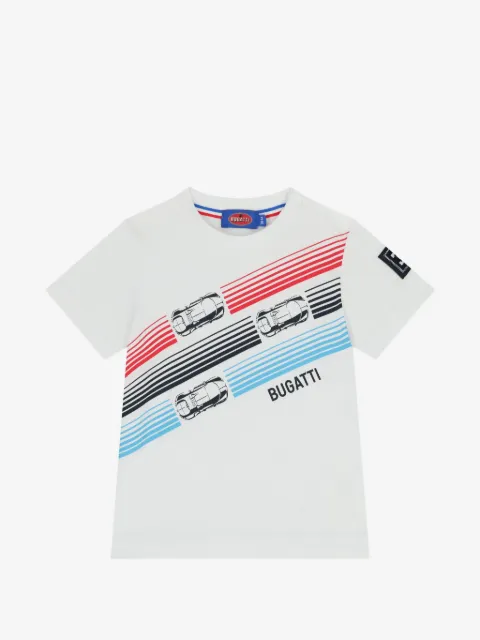 Bugatti Kids car-print T-shirt