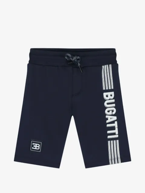 Bugatti Kids logo-print drawstring shorts