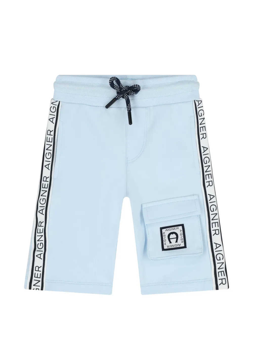 Aigner Kids Trainingspak met logoprint Blauw