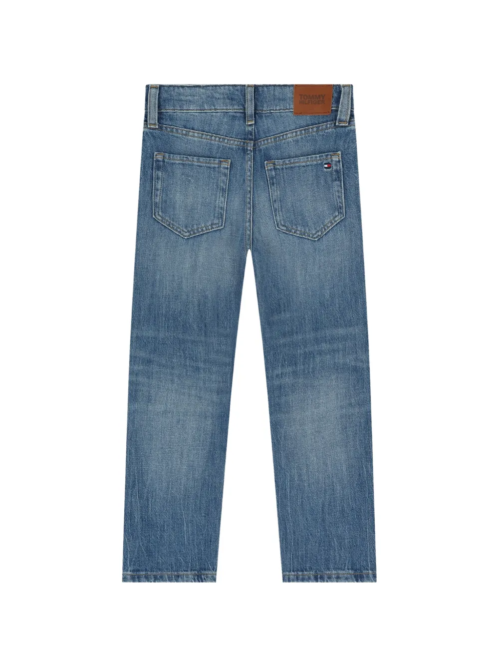 Tommy Hilfiger Junior Straight jeans Blauw