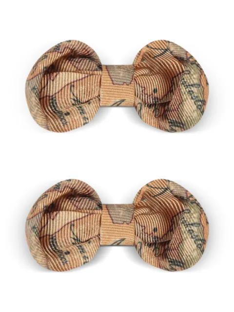 Alviero Martini Kids Geo Map hair clips