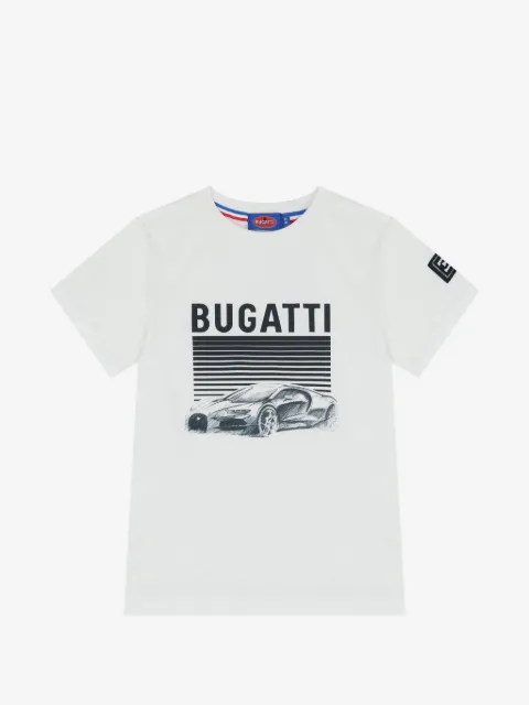 Bugatti Kids car-print T-shirt