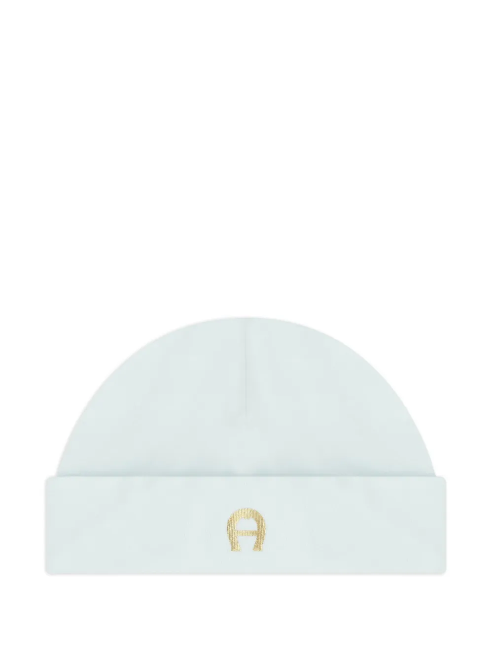 Aigner Kids Berretto con logo ricamato - Blu